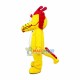 Frozen Yellow Dragon Mascot Costume Frozen Yellow Dragon Mascot Costume