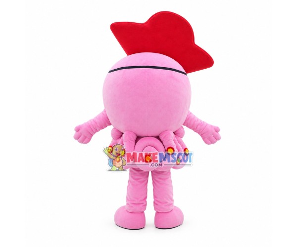 One-eyed Pirate Octopus Mascot Costume One-eyed Pirate Octopus Mascot Costume