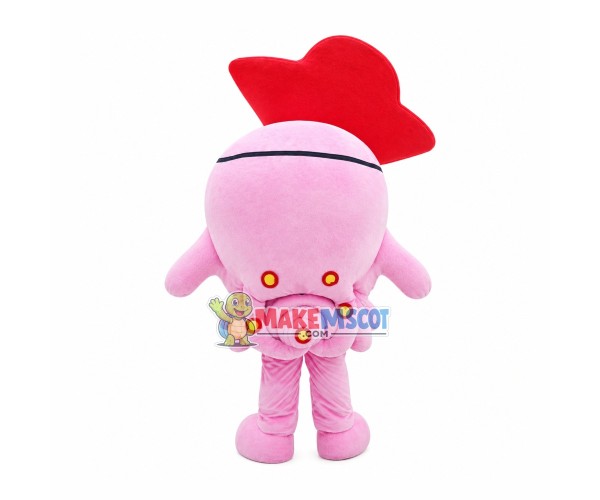 One-eyed Pirate Octopus Mascot Costume One-eyed Pirate Octopus Mascot Costume