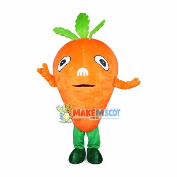 Triangle Carrot Cartoon Mascot Costume Triangle Carrot Cartoon Mascot Costume