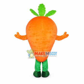Triangle Carrot Cartoon Mascot Costume Triangle Carrot Cartoon Mascot Costume