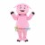 Adult Sharp Teeth Pig Mascot Costume