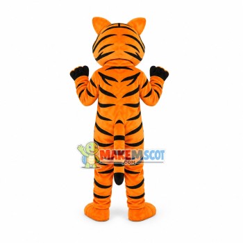 Blue Eyes Tiger Mascot Costume Blue Eyes Tiger Mascot Costume