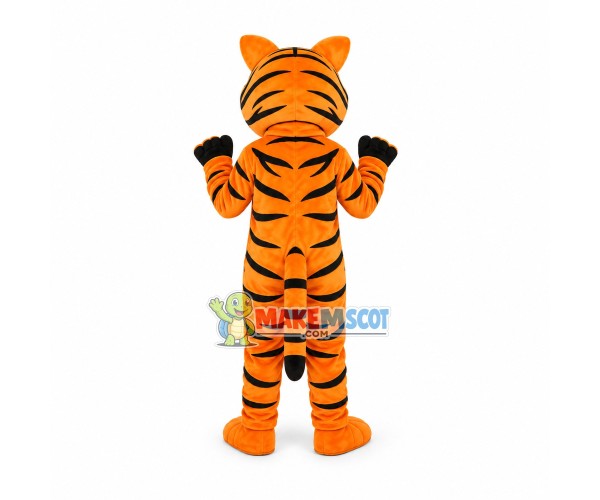 Blue Eyes Tiger Mascot Costume Blue Eyes Tiger Mascot Costume