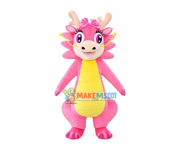 Pretty Dragon Princess Mascot Costume