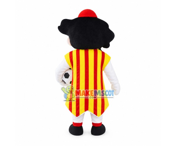 Brazilian Football Boy Mascot Costume Brazilian Football Boy Mascot Costume