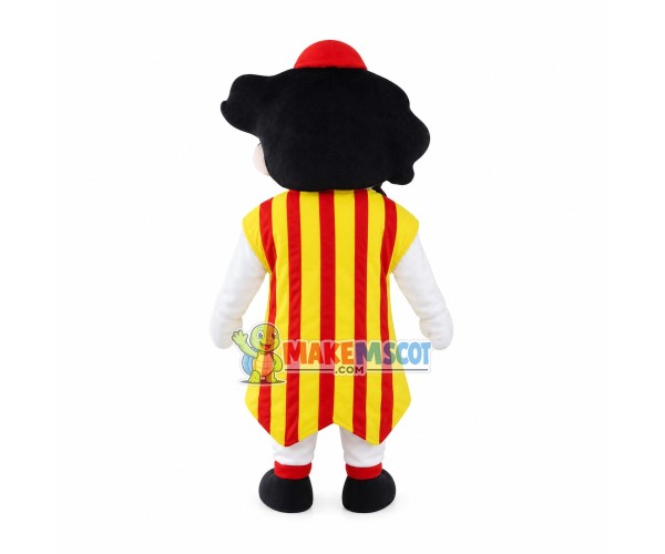 Brazilian Football Boy Mascot Costume Brazilian Football Boy Mascot Costume