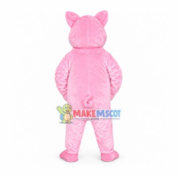 Frank Pink Pig Mascot Costume Frank Pink Pig Mascot Costume