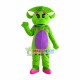Barney & Friends Green Dinosaur Mascot Costume Barney & Friends Green Dinosaur Mascot Costume