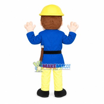 British Blue Sheriff Mascot Costume British Blue Sheriff Mascot Costume