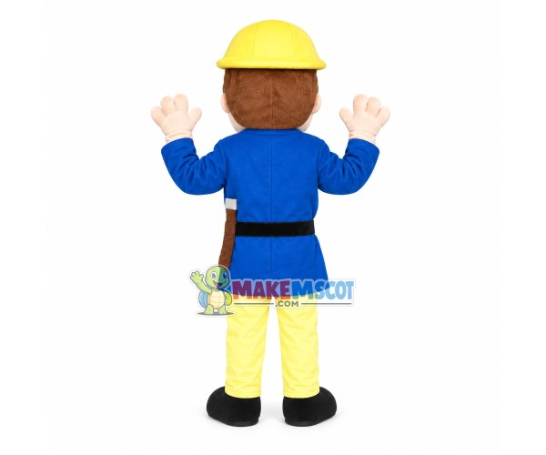 British Blue Sheriff Mascot Costume British Blue Sheriff Mascot Costume