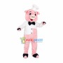 Pastry Division Pig Mascot Costume