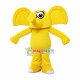 Cute Cartoon Yellow Elephant Mascot Costume Cute Cartoon Yellow Elephant Mascot Costume