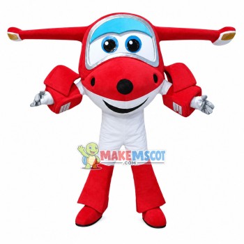 Jett Mascot Super Wings Costume Jett Mascot Super Wings Costume