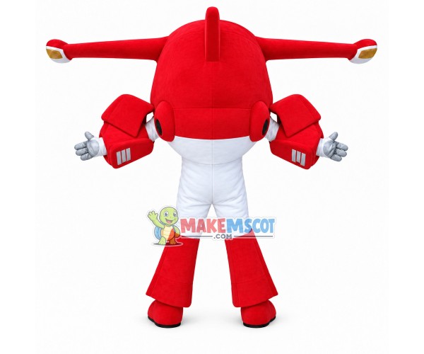 Jett Mascot Super Wings Costume Jett Mascot Super Wings Costume