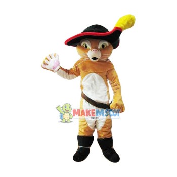 Sheriff Boots Cat Mascot Costume Sheriff Boots Cat Mascot Costume