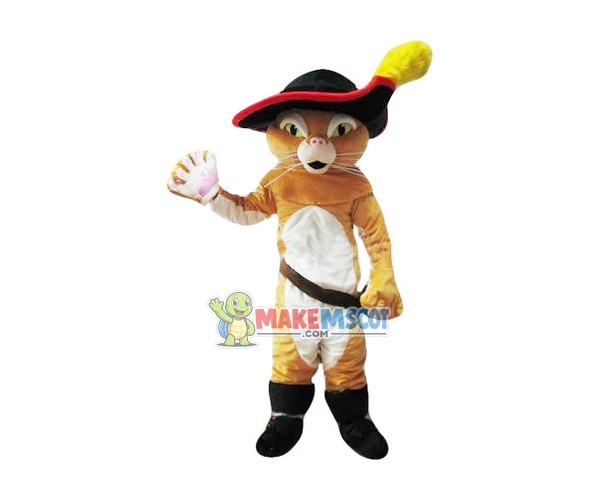 Sheriff Boots Cat Mascot Costume Sheriff Boots Cat Mascot Costume