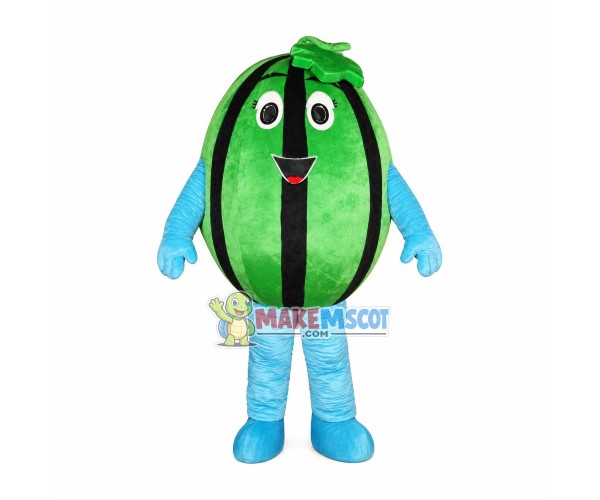 Cartoon Watermelon Mascot Costume Cartoon Watermelon Mascot Costume