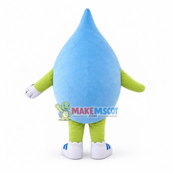 Funny Cartoon Water Drop Mascot Costume