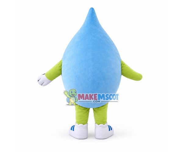Funny Cartoon Water Drop Mascot Costume Funny Cartoon Water Drop Mascot Costume