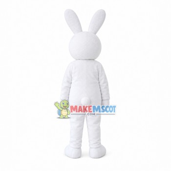 Pure White White Rabbit Mascot Costume Pure White White Rabbit Mascot Costume