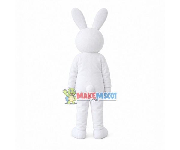 Pure White White Rabbit Mascot Costume Pure White White Rabbit Mascot Costume
