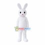 Pure White White Rabbit Mascot Costume