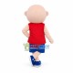 Smiling Bald Boy Mascot Costume Smiling Bald Boy Mascot Costume