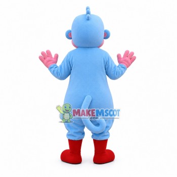 Sky Blue Baby Monkey Mascot Costume Sky Blue Baby Monkey Mascot Costume
