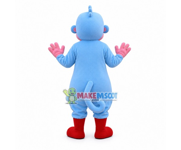 Sky Blue Baby Monkey Mascot Costume Sky Blue Baby Monkey Mascot Costume