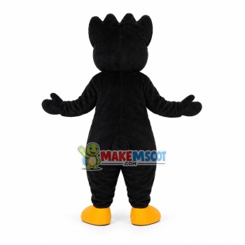 Wave Head Penguin Cartoon Mascot Costume