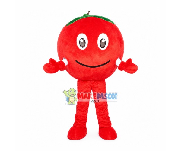 Smiley Tomato Mascot Costume Smiley Tomato Mascot Costume
