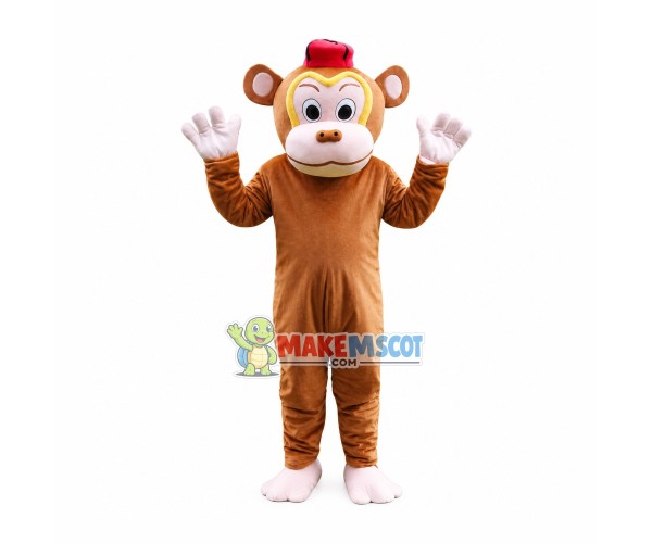 Juggling Golden Monkey Mascot Costume Juggling Golden Monkey Mascot Costume