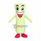 Light Green Long Drink Bottle Mascot Costume Light Green Long Drink Bottle Mascot Costume