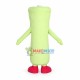 Light Green Long Drink Bottle Mascot Costume Light Green Long Drink Bottle Mascot Costume