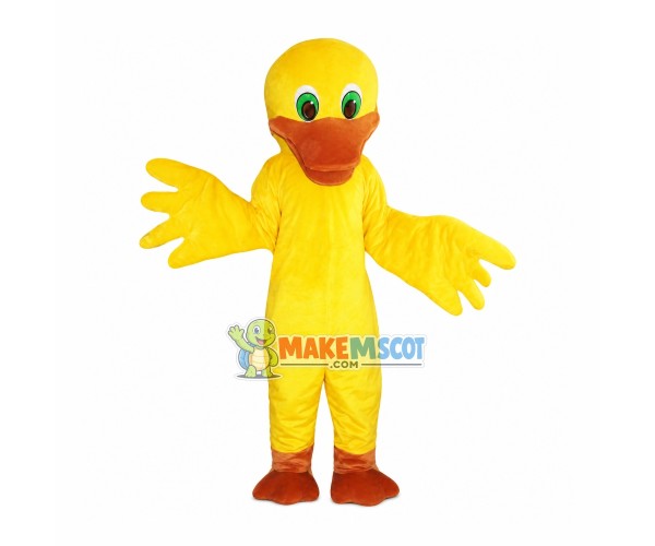 Opening Wings Big Yellow Duck Mascot Costume Opening Wings Big Yellow Duck Mascot Costume
