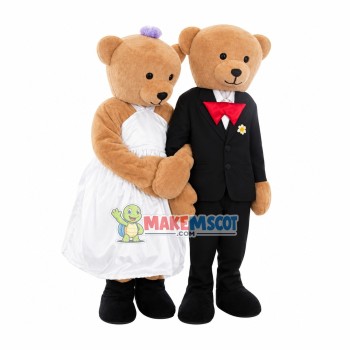 One Pair Of Teddy Bear Mascot Costume