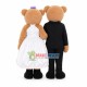 One Pair Of Teddy Bear Mascot Costume One Pair Of Teddy Bear Mascot Costume