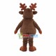 Christmas Brown Elk Mascot Costume Christmas Brown Elk Mascot Costume