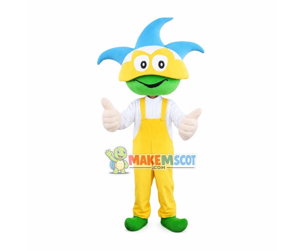 Lovely Blue Grass Doll Mascot Costume Lovely Blue Grass Doll Mascot Costume