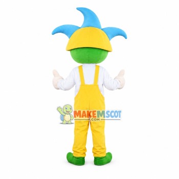 Lovely Blue Grass Doll Mascot Costume Lovely Blue Grass Doll Mascot Costume
