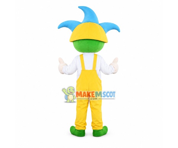 Lovely Blue Grass Doll Mascot Costume Lovely Blue Grass Doll Mascot Costume