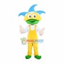 Lovely Blue Grass Doll Mascot Costume
