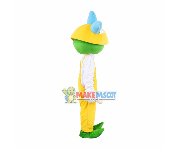 Lovely Blue Grass Doll Mascot Costume Lovely Blue Grass Doll Mascot Costume