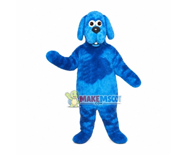 Adult Size Blue Dog Mascot Costume