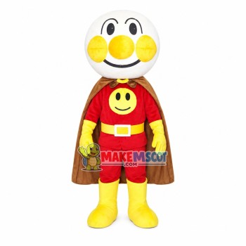 Justice Anpanman Mascot Cartoon Costume