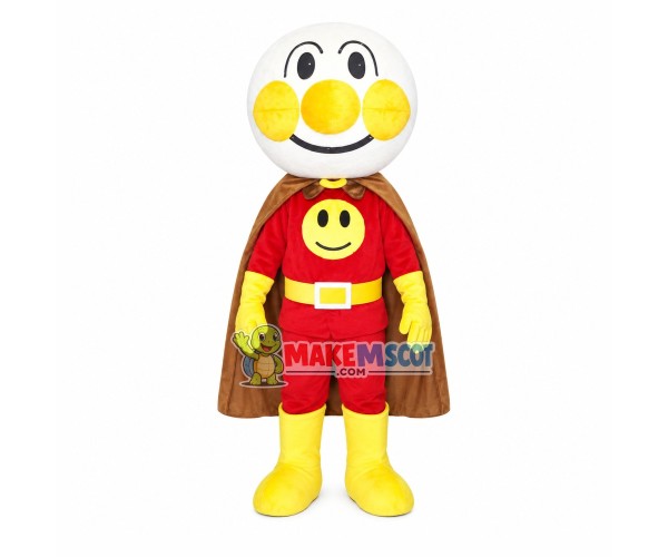 Justice Anpanman Mascot Cartoon Costume Justice Anpanman Mascot Cartoon Costume