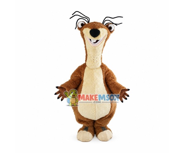 Ice Age Sloth Mascot Costume Ice Age Sloth Mascot Costume