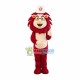Kind Lion Doctor Mascot Costume Kind Lion Doctor Mascot Costume