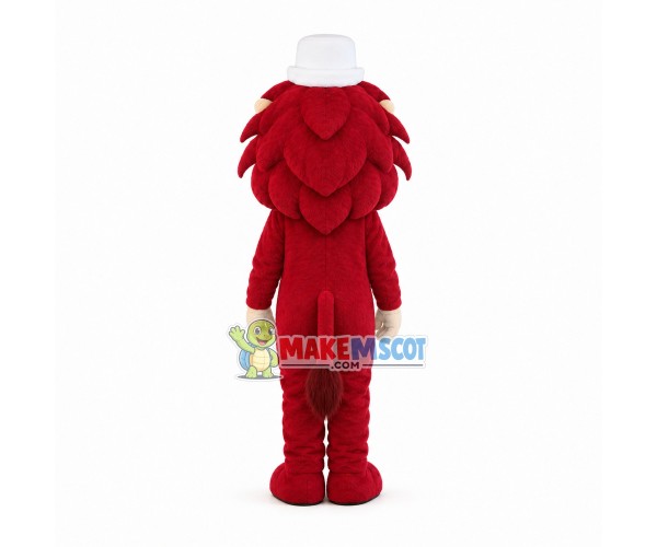 Kind Lion Doctor Mascot Costume Kind Lion Doctor Mascot Costume